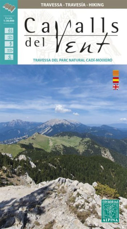 MAPA ALPINA 1:30.000. CAVALLS DEL VENT. TRAVESSA DEL PARC NATURAL DEL CADÍ MOIXERÓ 1