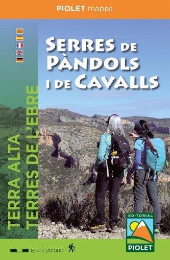 MAPA PIOLET 1:20.000. TERRA ALTA I TERRES DE L'EBRE. SERRES DE PÀNDOLS I DE CAVALLS 1