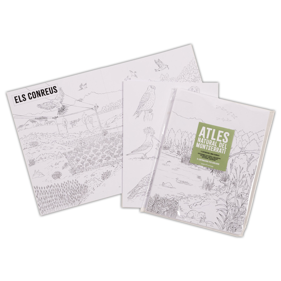 IL·LUSTRACIONS PER ACOLORIR - ILUSTRACIONES PARA COLOREAR. ATLES NATURAL DEL MONTSERRATÍ 1