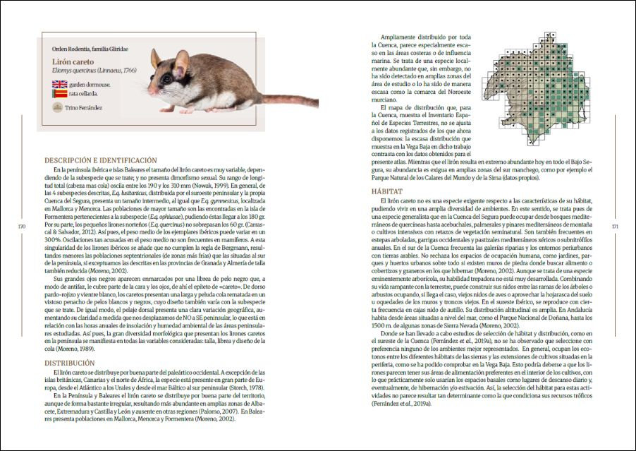 ATLAS DE LOS MAMÍFEROS DE LA CUENCA DEL SEGURA 2