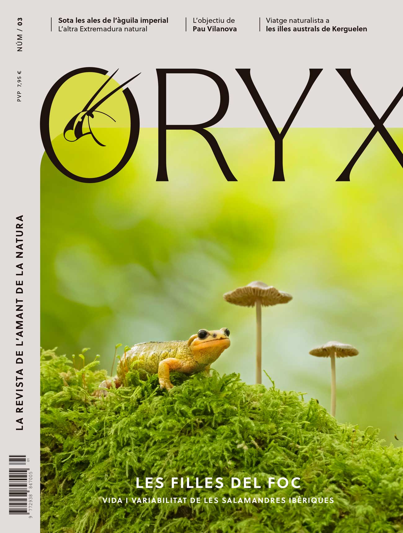 ORYX, LA REVISTA DE L'AMANT DE LA NATURA. NÚMERO 03. VERSIÓ IMPRESA EN CATALÀ. 1