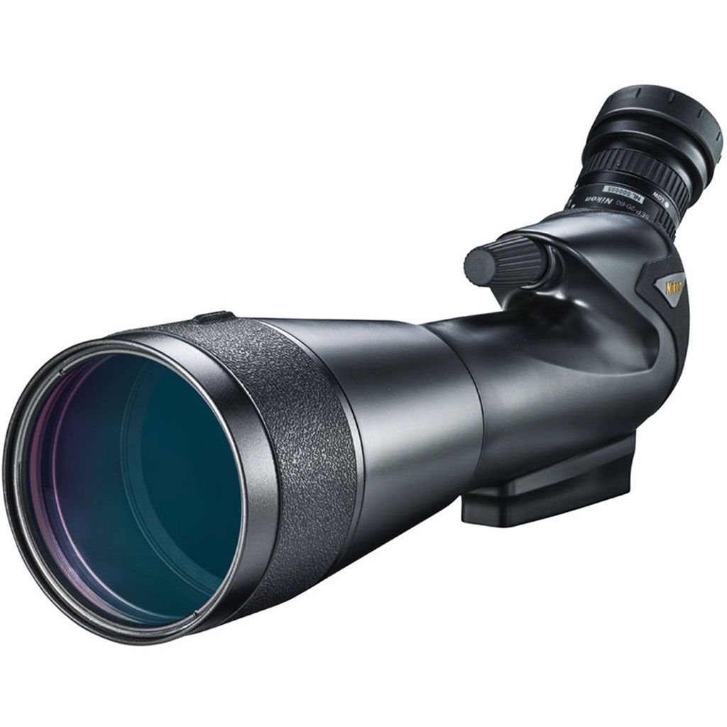 NIKON KIT COMPUESTO POR TELESCOPIO PROSTAFF 5 82 MM ACODADO + OCULAR 20-60X DS + FUNDA DE CAMPO 1