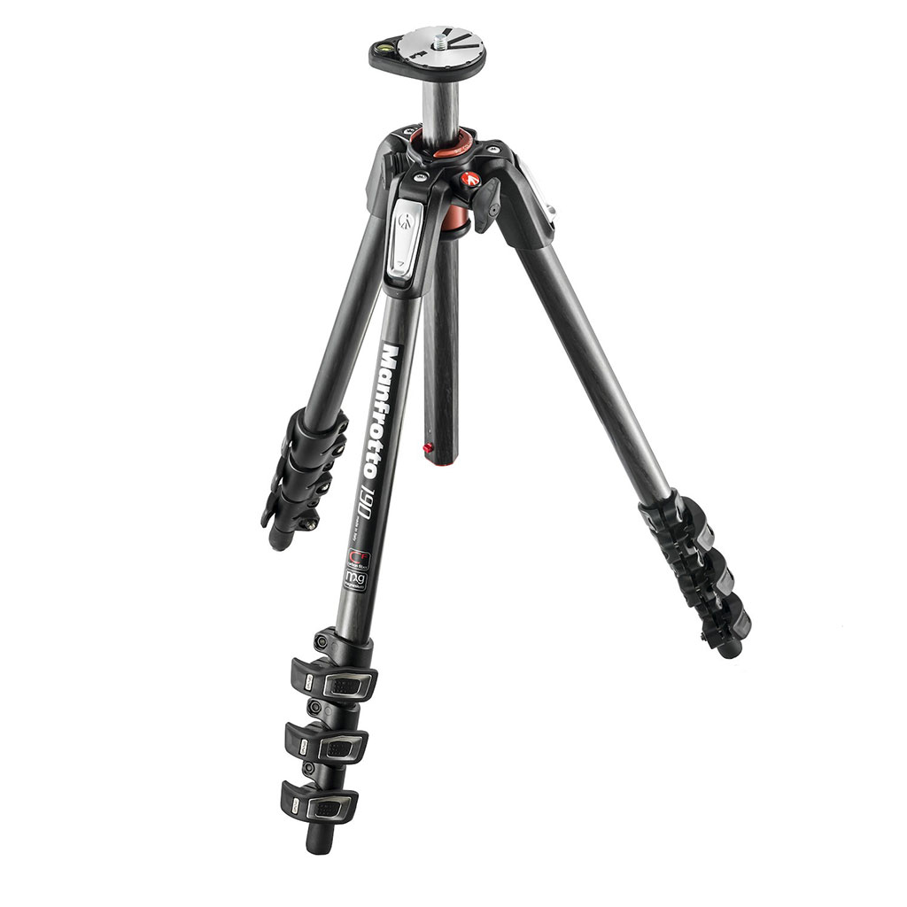 MANFROTTO TRÍPODE MT190CXPRO4 DE FIBRA DE CARBONO 1