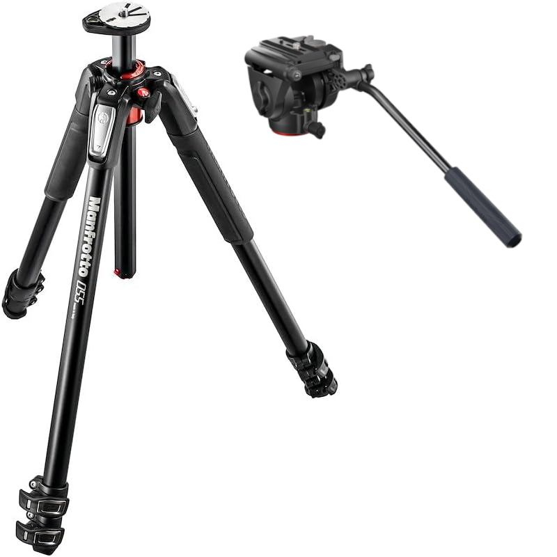 MANFROTTO KIT ORYX COMPUESTO POR TRÍPODE MT055XPRO3 CON RÓTULA MVH500XAH 1