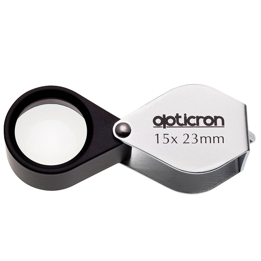 OPTICRON LUPA PLEGABLE DE CAMPO 15X METÁLICA 1