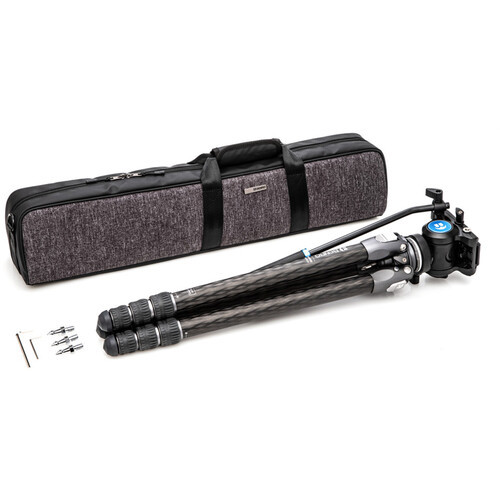 BENRO KIT TRÍPODE DE FIBRA DE CARBONO TORTOISE 34CLV Y RÓTULA S4PRO 3