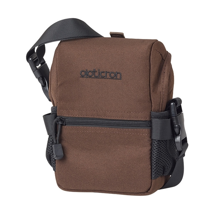 FUNDA Y ARNÉS OPTICRON PARA PRISMÁTICOS DE TECHO DE 32/42 MM MARRÓN 1