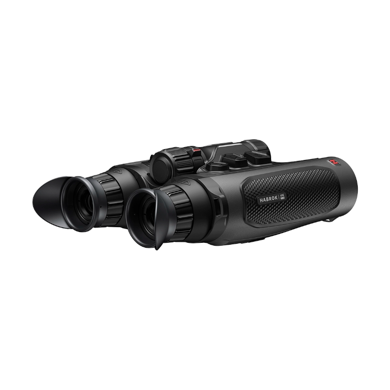 HIKMICRO HABROK 4K HE25L 2.0 VISOR TÉRMICO Y NOCTURNO BINOCULAR CON ILUMINACIÓN INFRARROJA 850 NM Y 950 NM, GPS, WI-FI, TELÉMETRO LÁSER Y REGISTRO DE  3