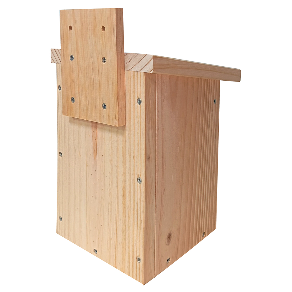 CAJA NIDO DE MADERA PARA PÁJAROS PARA PARED 32MM 3