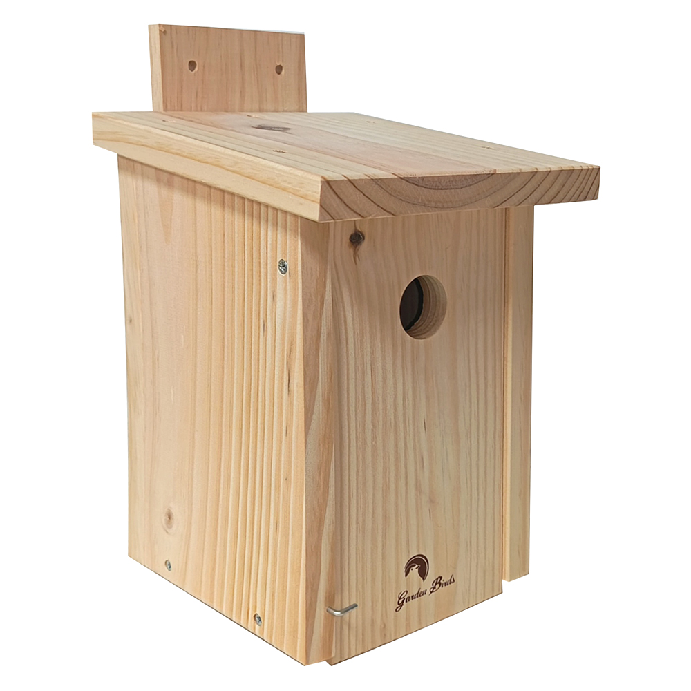 CAJA NIDO DE MADERA PARA PÁJAROS PARA PARED 26MM 1