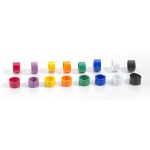 ANILLAS DE COLORES PARA ESTUDIOS CIENTÍFICOS CON AVES 12-18 MM, 10 UDS