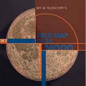 SKY AND TELESCOPE'S FIELD MAP OF THE MOON