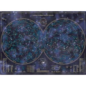 PÓSTER PLANISFERIO LUMINISCENTE