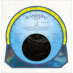 PLANISFERIO CELESTE LATITUD 30º - 45º
