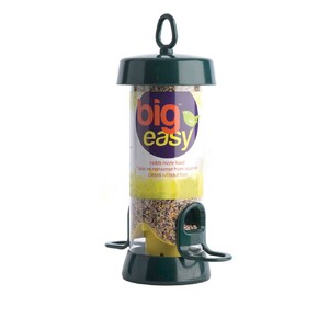 BE-S1G 'BIG EASY' COMEDERO TUBULAR FABRICADO EN ROXRESIN PARA AVES SILVESTRES PEQUEÑO PARA MEZCLA DE SEMILLAS DE DIÁMETRO GRANDE Y DESMONTAB