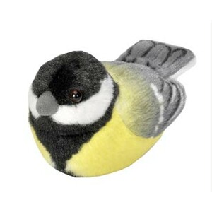 PELUCHE DE CARBONERO COMÚN CON CANTO
