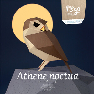 PLEGOPAPER - FIGURA RECORTABLE DE MOCHUELO EUROPEO (MUSSOL COMÚ)
