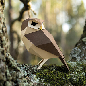 PLEGOPAPER - FIGURA RECORTABLE DE MOCHUELO EUROPEO (MUSSOL COMÚ)_1