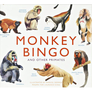 MONKEY BINGO AND OTHER PRIMATES - BINGO DE PRIMATS - BINGO DE PRIMATES
