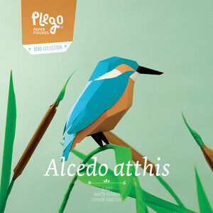 PLEGOPAPER- FIGURA RECORTABLE DE MARTÍN PESCADOR (BLAUET)