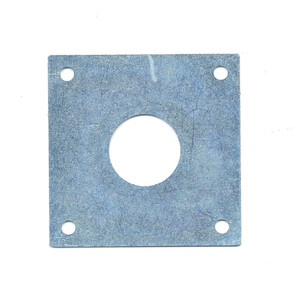 PLACA METÁLICA CINCADA ANTIPÍCIDOS 32MM