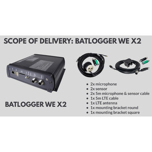 GRABADORA DE ULTRASONIDOS DE MURCIÉLAGOS ELEKON BATLOGGER WE X2 CON 2 MICRÓFONOS_1