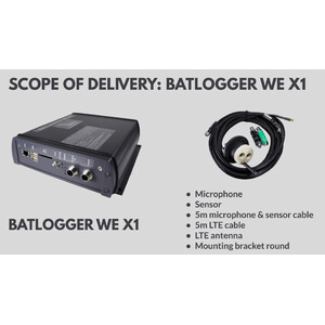 GRABADORA DE ULTRASONIDOS DE MURCIÉLAGOS ELEKON BATLOGGER WE X1 CON UN MICRÓFONO_1