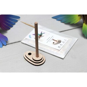 PERCHA DE MADERA PARA ROMPECABEZAS 3D BIRDS