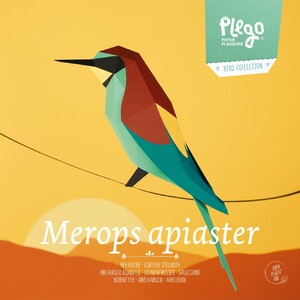 PLEGOPAPER- FIGURA RECORTABLE DE ABEJARUCO EUROPEO (ABELLEROL) 1