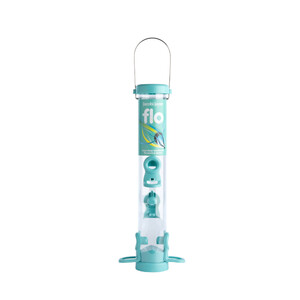 FLO-S2B COMEDERO TUBULAR DE PLÁSTICO 4 ACCESOS COLOR AQUA