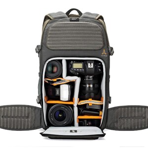LOWEPRO MOCHILA FLIPSIDE TREK BP 450 AW COLOR VERDE Y GRIS_1