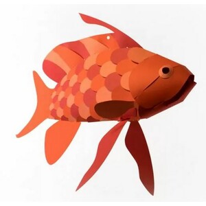 PLEGOPAPER- FIGURA RECORTABLE ANTHIAS ANTHIAS (TRES COLAS - FORCADELLA)_1