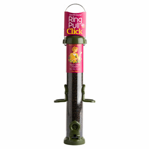 RP3-N2G 'RING PULL CLICK' COMEDERO TUBULAR PARA AVES SILVESTRES MEDIANO PARA NEGRILLO FÁCIL DE LIMPIAR