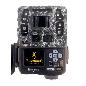 CÁMARA DE TRAMPEO FOTOGRÁFICO BROWNING STRIKE FORCE PRO DCL DUAL LENS NANO 26 MP LOW GLOW CON DOS OBJETIVOS Y CON FLASH DE LUZ INFRARROJA INVISIBLE 3