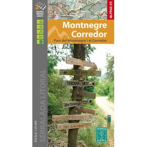 MAPA ALPINA 1:25.000. MONTNEGRE-CORREDOR PARC NATURAL (MAPA)