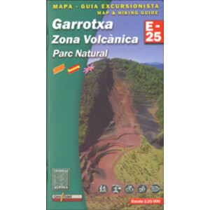 MAPA ALPINA 1:25.000. GARROTXA ZONA VOLCÀNICA (MAPA I GUIA)