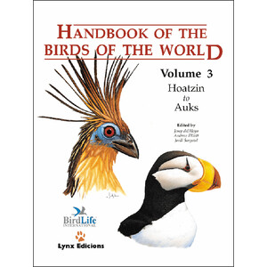 HANDBOOK OF THE BIRDS OF THE WORLD, VOL. 3. HOATZIN TO AUKS