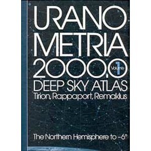 URANOMETRIA 2000.0  VOLUMEN I. THE NORTHERN HEMISPHERE TO -6º