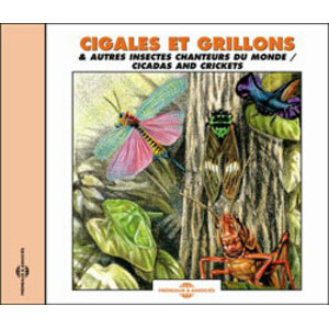 CD CIGALES ET GRILLONS &AMP; AUTRES INSECTES CHANTEURS DU MONDE/CICADAS AND CRICKETS