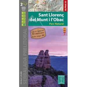 MAPA ALPINA 1:25.000. SANT LLORENÇ DE MUNT I L'OBAC PARC NATURAL (MAPA I GUIA)
