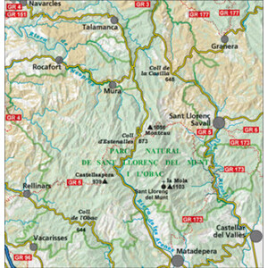 MAPA ALPINA 1:25.000. SANT LLORENÇ DE MUNT I L'OBAC PARC NATURAL (MAPA I GUIA)_1