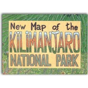 NEW MAP OF THE KILIMANJARO NATIONAL PARK