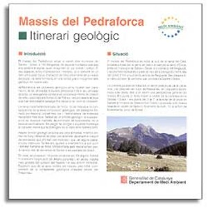 MASSÍS DEL PEDRAFORCA. ITINERARI GEOLÒGIC.
