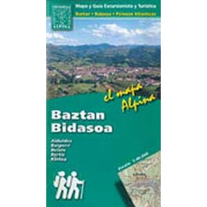 MAPA ALPINA 1:40.000. BAZTÁN BIDASOA (MAPA Y GUÍA)