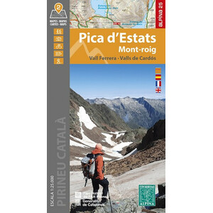 MAPA ALPINA 1:25.000. PICA D'ESTATS MONT-ROIG. VALL FERRERA-VALL DE CARDÓS (2 MAPES)