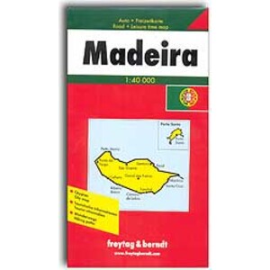 MADEIRA. ROAD+ LEISURE TIME MAP