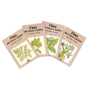 FLORA DELS PAÏSOS CATALANS- SET DE 4 VOLÚMENES