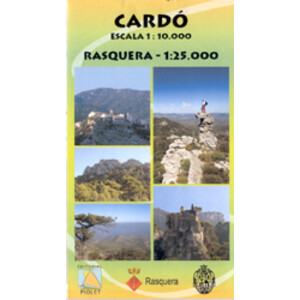 MAPA PIOLET 1:25.000. CARDÓ. RASQUERA
