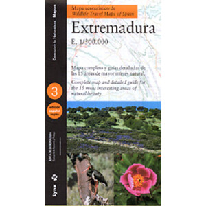 MAPA ECOTURÍSTICO DE EXTREMADURA. E. 1/300.000