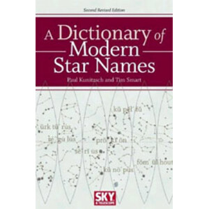 A DICTIONARY OF MODERN STAR NAMES